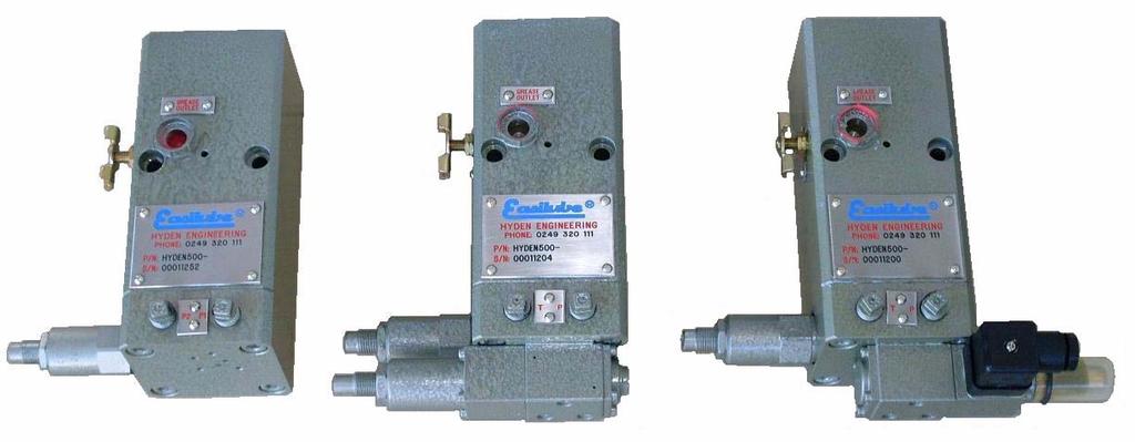 2 Product Details 2.1 Pump Operation and Timing Powering the Easilube Pump Hyden Engineering The HYDEN500 Easilube grease pump is powered purely by hydraulic pressure.