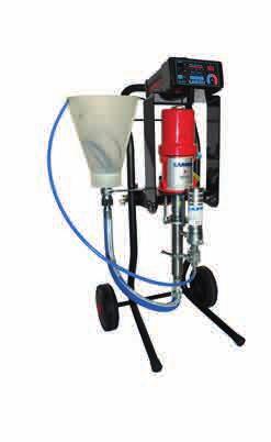 Complete electrostatic liquid painting systems.
