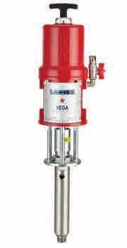 VEGA 23:1 pneumatic transfer pumps Piston pumps - Atex certified II 2 G c IIB T6 Vega Ratio 23:1 91502 Vega 23:1 Divorced stubby 1.491,00 91503 Vega 23:1 Stainless Steel Divorced stubby 1.