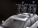 CRRIERS & CRGO HULING Racks & Carriers - Bicycle Carrier, Roof-Mount Patriot 2010 2007 B 17300 Upright Style, luminum, lockable, mounts to T-slot compatible rack, fits all bike styles 82211764 0.
