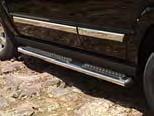 EXTERIOR Running Boards & Side Steps - Side Steps, Tubular Premium Tubular Side Steps are constructed of lightweight anodized aluminum or powder-coated steel.
