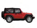 Wrangler 2-Door 2010 2009 B 159500 2 Dr Khaki Hard Top features dark-tinted glass side quarter windows and a glass liftgate.