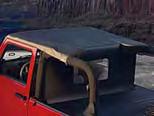 EXTERIOR Tops - Storage System for Hard Top and Doors Two carts are included in this kit: one that straps to the hard top for removal from the Jeep and holds the hard top upright for storage; the