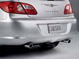 EXTERIOR Exterior ppearance - Exhaust Tip, Chrome Chrome Exhaust Tips enhance the appearance of your vehicle`s existing exhaust system.