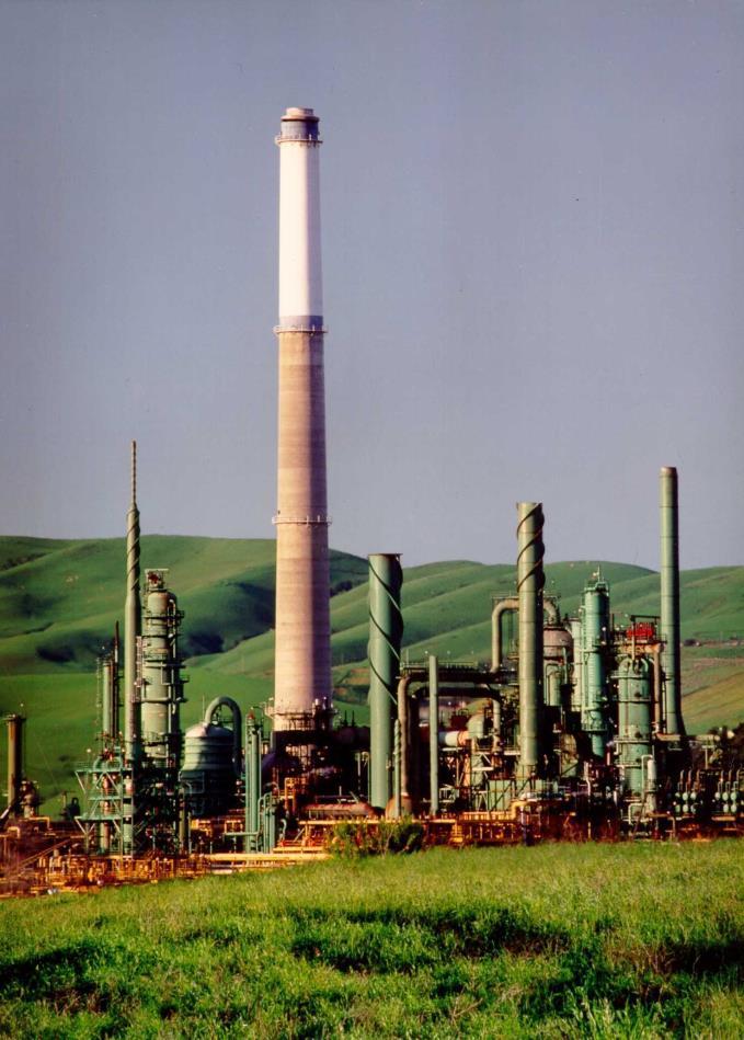 California Refineries - Overview Refineries are a primary hub of logistical activity 15 refineries processed 1.