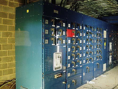 Chapter j 5 Distribution of Supplies in Buildings 105 FIGURE 5.3 A switchboard for use in an industrial premises.