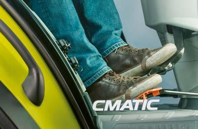 In accelerator pedal mode, the CMATIC transmission offers different ways of adapting braking to the job in hand.