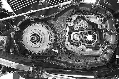 Final Step This is what you should be looking at after the transmission cassette has been removed. Clean and remove any oil coking in casing and Priamry Cover.