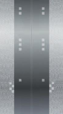 : Etching Pattern for Car / Landing door DSE-***W : Etching Pattern for Car wall Painted Steel Sheet
