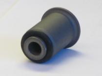 2. Bushing construction and Measured Stiffness Typically, the bushings are a two part construction in that the two metal sleeves sandwich the thermo set rubber or thermoplastic elastomeric (urethane