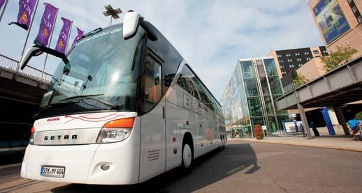 restaurants, whether it is incentive trips, business trips or leisure trips, our exclusive coaches and