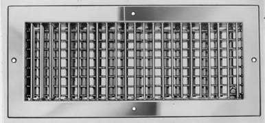 REGISTERS, GRILLES & DIFFUSERS 48 STEEL REGISTERS & GRILLE - Supply and Return AS