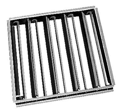 48 REGISTERS, GRILLES & DIFFUSERS STAMPED DIFFUSER ACCESSORIES - Round or Square Neck KKA - Opposed Blade Damper KYA - Equalizing Grid The model KKA opposed blade damper is designed to control the