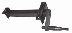 PAIR The Positorque axle is a simple rubberized suspension which uses four (4) rubber rods mounted in each corner of of a square tubing The swing arm is