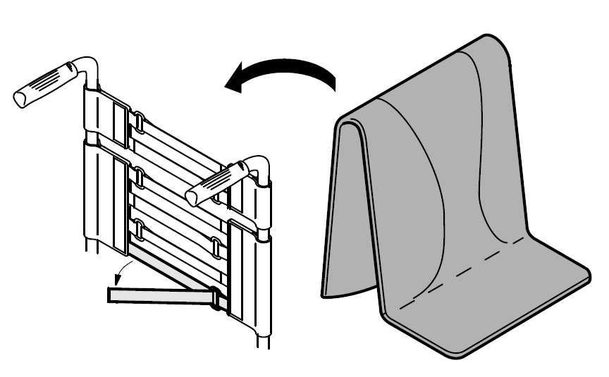 Replacing SECTION 4 SEAT/BACK 1. Lift up on the existing back upholstery cover and remove the cover from the wheelchair. 2.