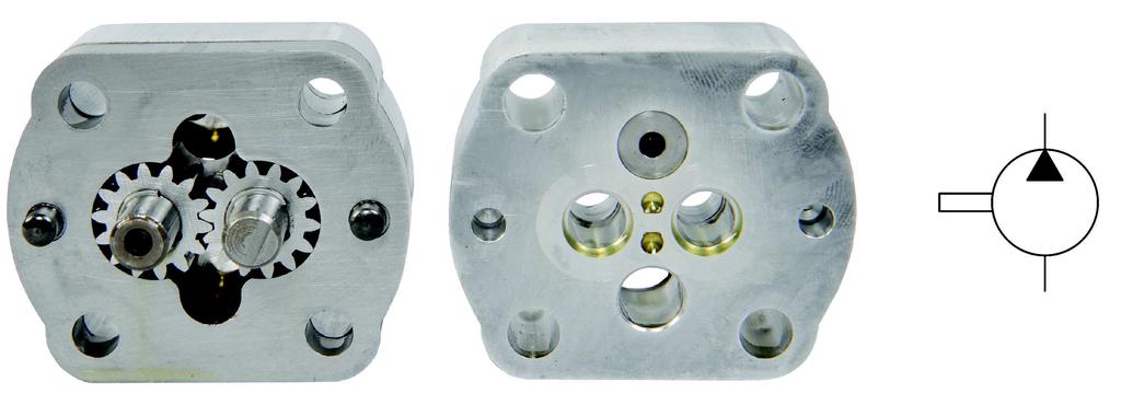 They typically consist of two gears that mesh with each other inside a housing, as shown in Figure 3-24. Outlet Inlet Figure 3-24.