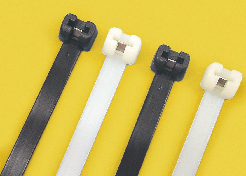 all 905.820.6150 or 1.800.363.1588 Fax: 905.820.6142 Email: sales@techspan.ca Nylon with Metal Tooth These nylon cable ties contain a Stainless Steel tooth that firmly grips the strap.