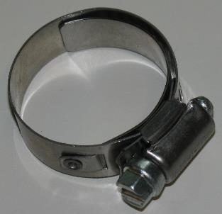 Although they may look like conventional worm gear rubber hose clamps,