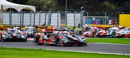 The WEC LMP1 hybrids combine an internal combustion engine with powerful hybrid and energy recovery systems to generate nearly 1,000 horsepower.