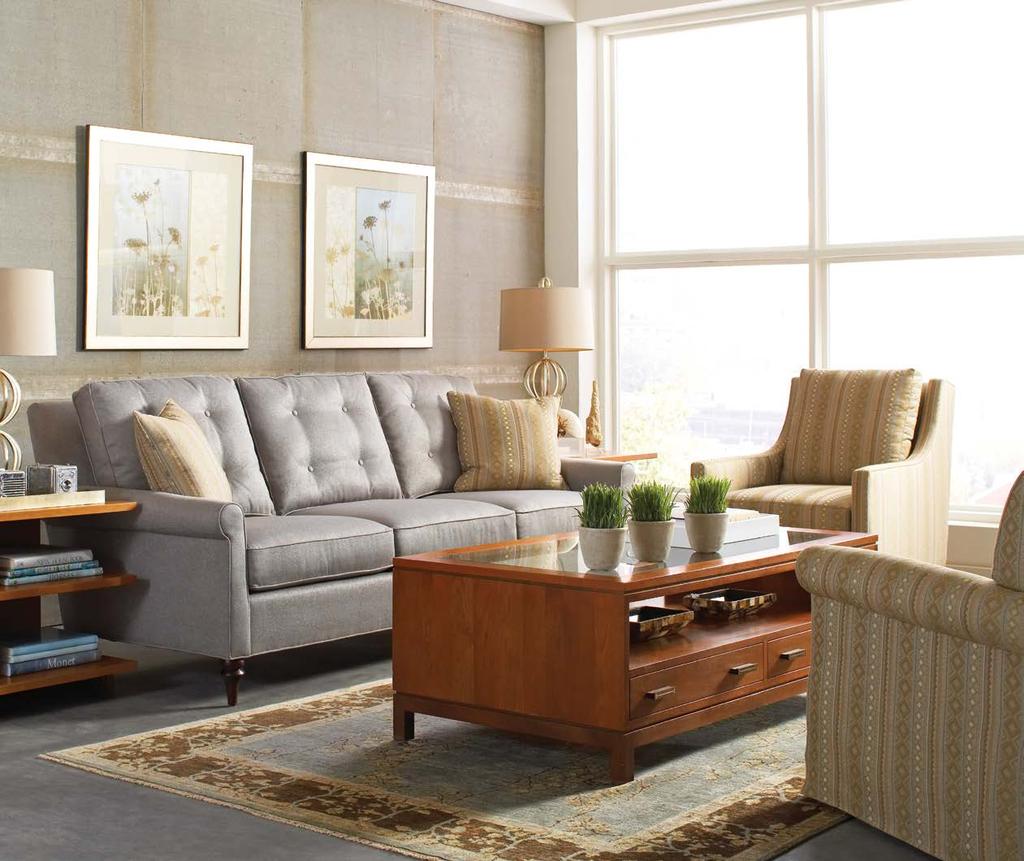 CUSTOM. Selectionals, the most flexible, most comprehensive custom upholstery program available, executed to the highest standards of Stickley comfort and craftsmanship.