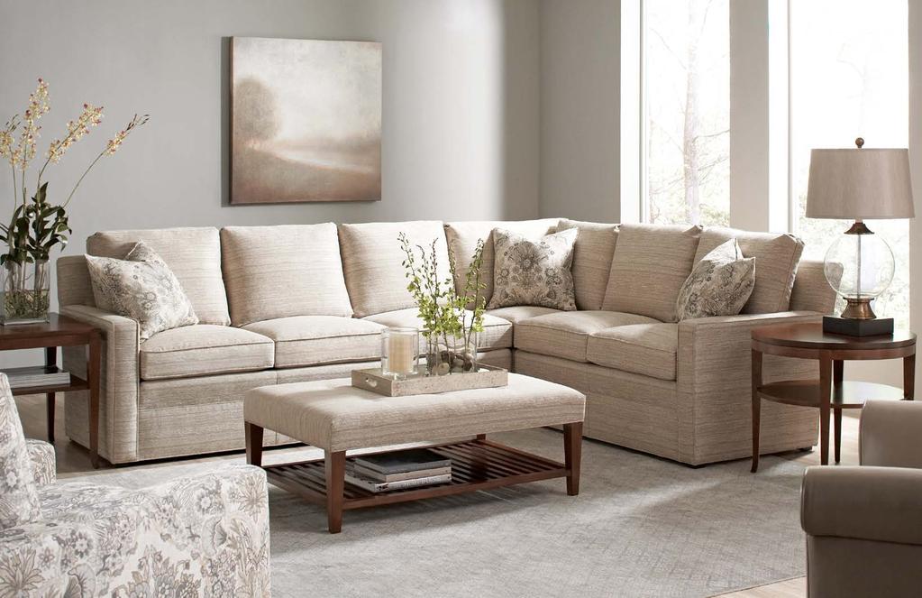 100 SERIES 100 Series custom sectional configuration 96-9662-1W-2K-3B right facing loveseat,