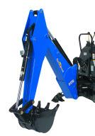 Great Bend Backhoes provide up to 29% more digging forces.