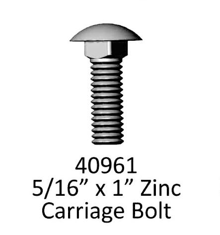 Agri-Cover Fasteners and Hardware Parts are not actual size.