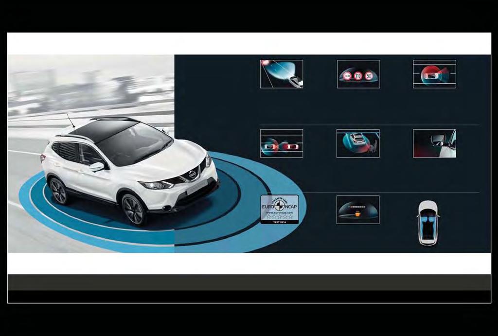 NISSAN SAFETY SHIELD. FEEL EMPOWERED The Nissan Safety Shield technologies are a comprehensive approach to safety that guides the engineering and development of every vehicle we make.