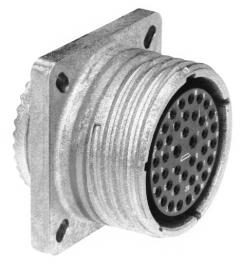 his commercial 38999, eries III type composite connector series is ideal for communications equipment, manufacturing process control and medical equipment.