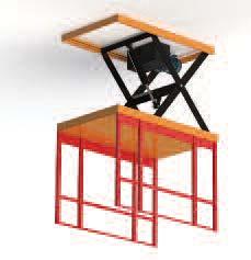 Optional Accessories for Scissor Lift Tables Conveyor Bed Great for use in applications where the goods can be raised then moved onto a bench or production line with ease.