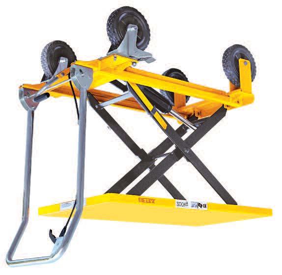 Scissor Lift Trolleys These units help take the strain out of loading and unloading items from raised levels.