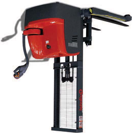 Quikstak SP15 Series Heavy duty self drive pallet stackers with 1.