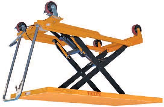 810x1600mm 154kg LT8721 Extra Large Scissor Lift Trolley 1000kg 360-1360mm 750x2035mm 198kg Spring Scissor Lift Trolleys Self-leveling, fully adjustable, weight sensitive Designed to maintain an