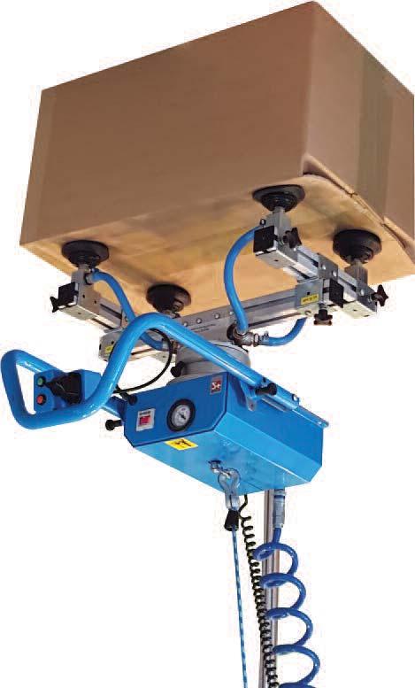 Mounted on one of the floorplates, the cranes are easy to move