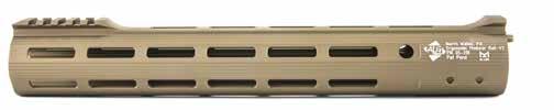 ERGONOMIC MODULAR RAIL EMR V2 M-LOK The Ergonomic Modular Rail V2 with Magpul M-LOK support allows the user to mount an array of third party accessories and customize their weapon platform to suit