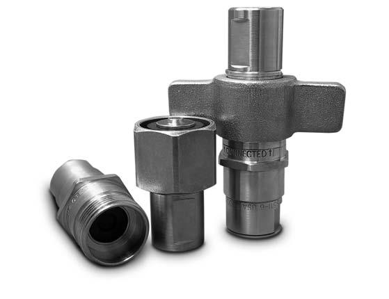 S51 Series H e a v y - D u t y, D o u b l e S h u t - o f f Q u i c k C o u p l i n g s S51 Series is a minimum spill, thread-toconnect, fluid transfer quick coupling designed for use with most