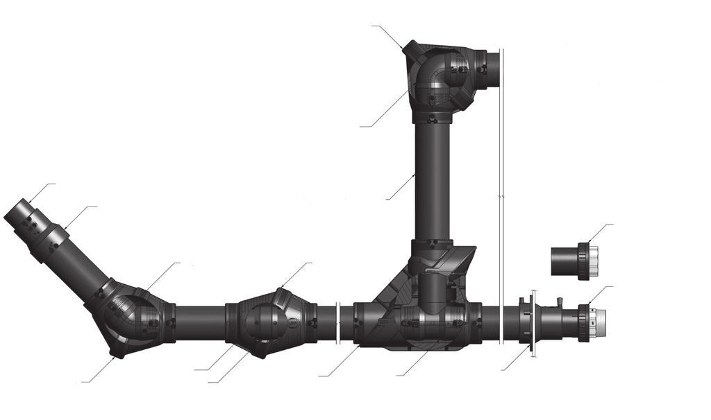 3" Secondary Contained Pipework System G3-110-090-