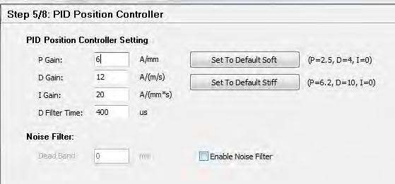 PID Controller See recommended values to start (the values are higher than normally used without a