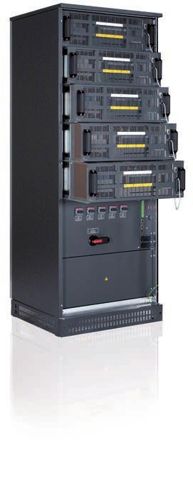 Conceptpower DPA The modular UPS for medium-sized critical applications Up to 5 UPS DPA modules in one cabinet DPA display Customer inputs and potential-free outputs Module parallel isolators SNMP
