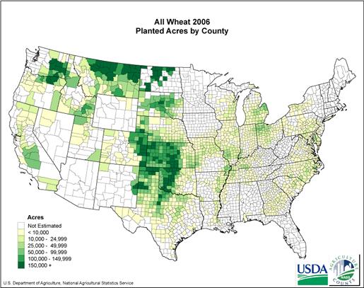 Wide-spread acreage as rotation crop > 200 million