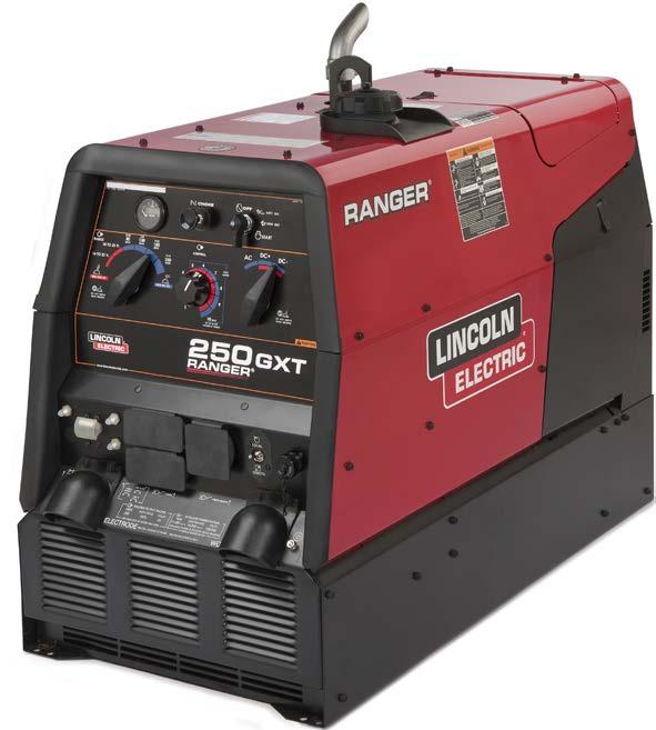 EXTRA POWER, EXTRA PERFORMANCE Ranger 250 GXT Shown: Ranger 250 GXT Red Paint (K2382-4) and Ranger 250 GXT Stainless (2382-5) KEY FEATURES The Ranger 250 GXT has all the extras you need for