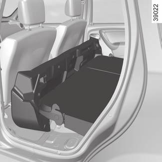 REAR BENCH SEAT (2/3) To reposition the seat back B or C Lift the seatback(s). Check the seatbacks are correctly locked in position.