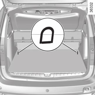 child safety: mounting a child seat (2/2) 1 2 3 4 The rings ISOFIX 1 are located between the seatback and the seat base and are clearly visible.
