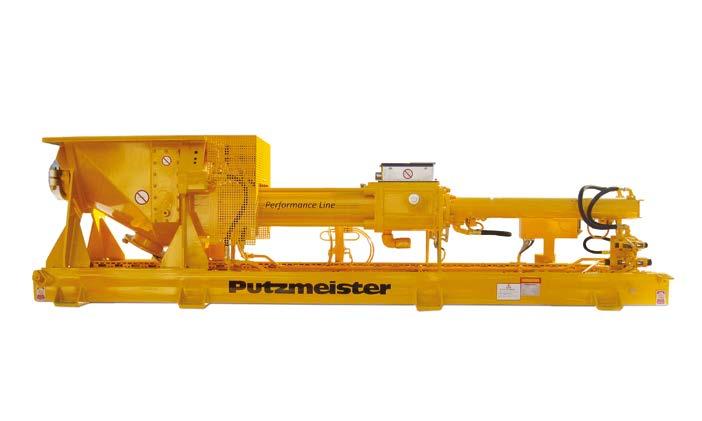 Well-proven technology Components are ideally matched Many years of experience show the best configuration The Putzmeister Performance Line in cludes the engineering and planning work from countless