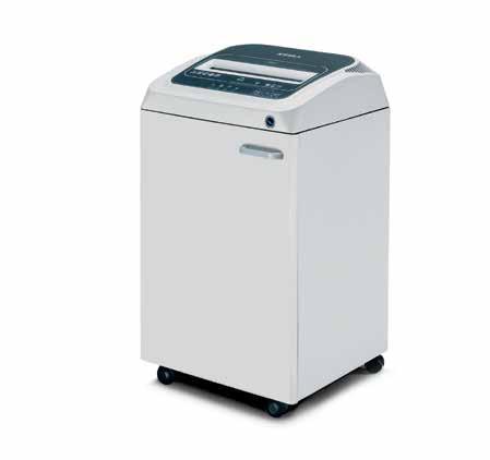 www.elcoman.it Kobra 260 TS Professional TOUCH SCREEN Shredder available in six shredding security levels. Carbon hardened cutting knives, unaffected by staples and metal clips.