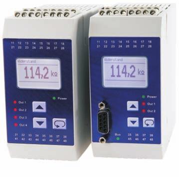 temperature sensors and transmitters Rail Mount Input analogue digital 230 V, 115