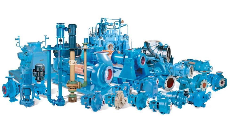 solution. The Goulds selection of pump solutions includes horizontal and vertical configurations in a range of alloy and non-metallic constructions, sealed and sealless.