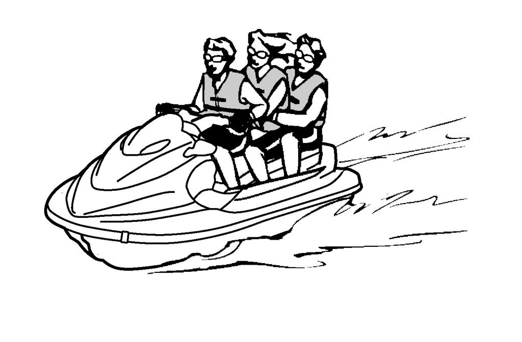 Safety information EJU3067 The safe use and operation of this watercraft is dependent upon the use of proper riding techniques, as well as upon the common sense, good judgment, and expertise of the