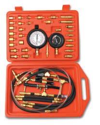 FUEL INJECTION 3300 FUEL INJECTION PRESSURE TESTER Checks PFI and TBI systems on most vehicles.