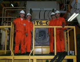 Case studie - 2 June 2005 LEAP On Board Oil Rig Platform 03 BBC Synchronous Generators
